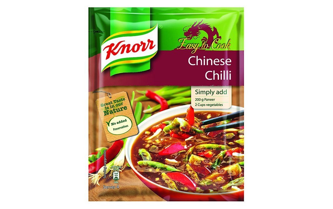 Knorr Easy To Cook Chinese Chilly Gravy Mix   Pack  51 grams